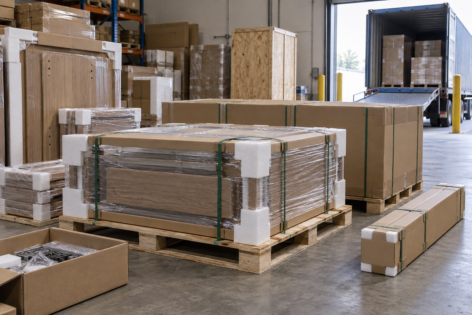 出口家具包装与物流防护 Export packaging and logistics protection